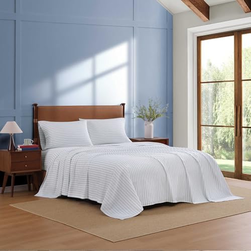 Tommy Hilfiger - King Size Sheet Set with Fitted Sheet & Pillowcases