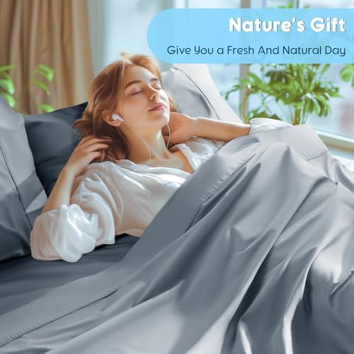 SONORO KATE 1000 Series 100% Egyptian Cotton King Sheet Set,4 Pieces
