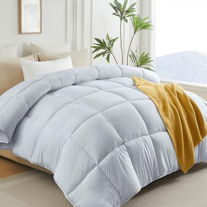 L LOVSOUL King Comforter Down Alternative Duvet Insert, 106x90IN