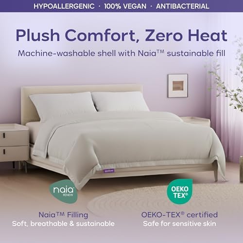 Mellow Cloud Cold Cooling Comforter for Hot Sleepers, Built-in Duvet