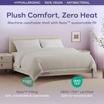 Mellow Cloud Cold Cooling Comforter for Hot Sleepers, Built-in Duvet