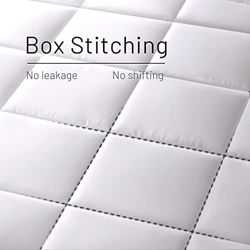 NEXHOME PRO Viscose from Bamboo Cooling Comforter, White Queen Lightweight Down Alternative Cool Natural Organic Duvet Insert, Summer Bedding Blenket Cool for Hot Sleepers,8 Corner Tabs(90"x 90")