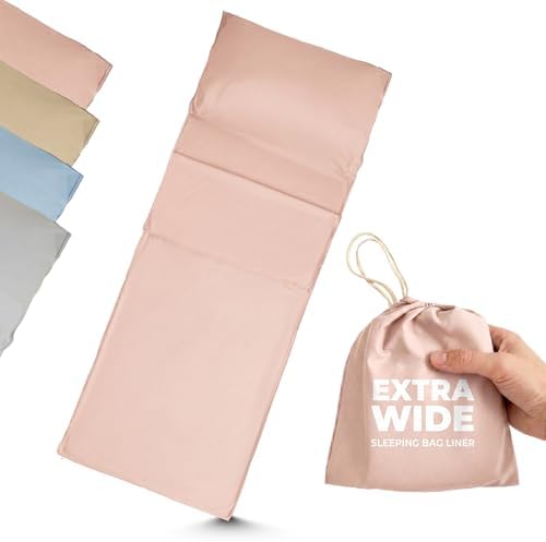 Sleeping Bag Liner,Extra Wide Travel Sheets for Hotel,3 Size