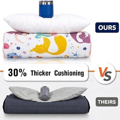 Primlect Toddler Nap Mat with Pillow, Thickened Extra Large Sleeping Bag