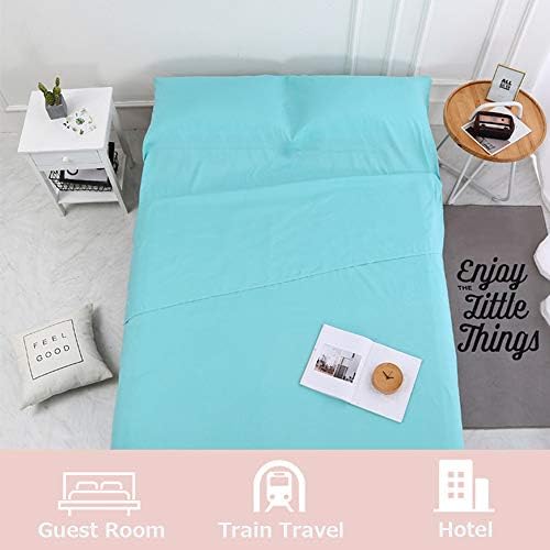 Sleeping Bag Liner, Lightweight Portable, Soft Travel and Camping Sheet, with Compact and Carry Bag, for Travel, Hotel