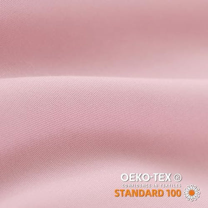 YIRDDEO Dust Pink Full Size Ball Pom Fringe Design Comforter Set 3pcs, Boho Aesthetic Luxurious Microfiber Comforter Set