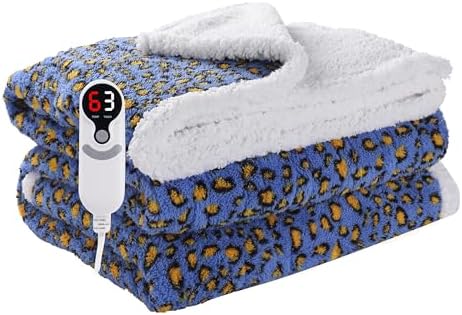 Soypipo Electric Heated Blanket 72"x84", 9 Heat Settings 10-Hour Auto-Off