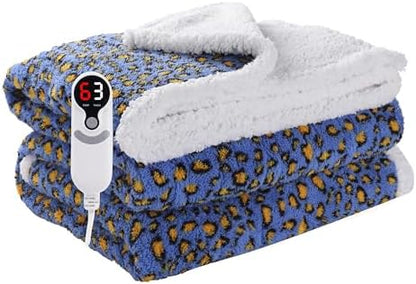 Soypipo Electric Heated Blanket 72"x84", 9 Heat Settings 10-Hour Auto-Off