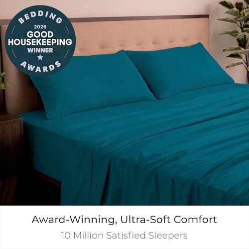 Mellanni Iconic 4-Piece, Ultra Soft Sheet Set (California King, Teal)