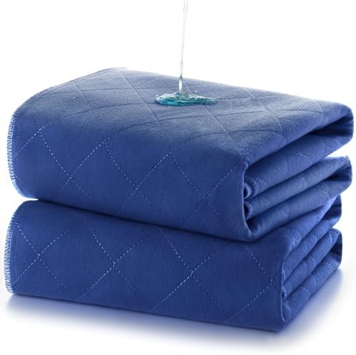 Bed Pads Washable Waterproof 2 Pack for Incontinence