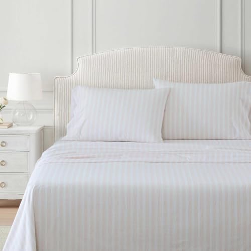 Martha Stewart - Twin Size Sheet Set with Fitted Sheet & Pillowcase