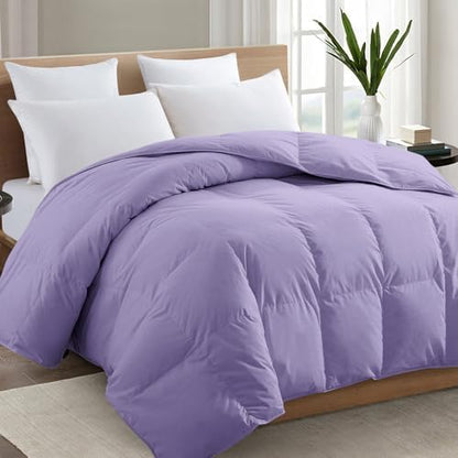 Queen Comforter, All Season Down Alternative Lavender Duvet Insert