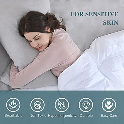 Sijo Premium Stone Washed French Linen 1 Flat Sheet (Dove, 1 Flat Sheet Only Full/Queen)