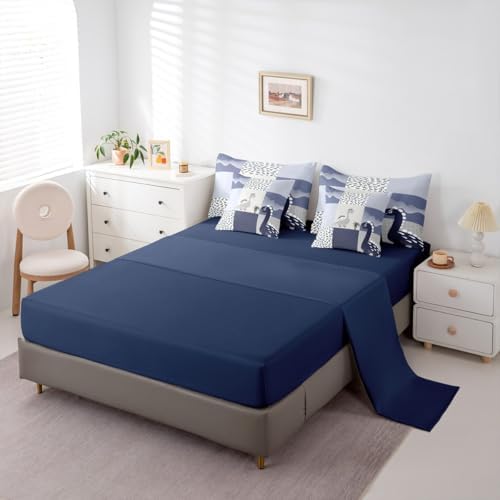 Feelyou Cute Dinosaur 7 Piece Bedding Set Full Size for Kids