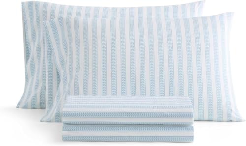 Martha Stewart - Twin Size Sheet Set with Fitted Sheet & Pillowcase