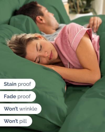 Flex Top Split Head King 6 Piece Sheet Set - Soft & Cooling - Emerald Green