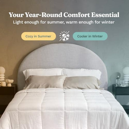 Olive + Crate Bamboo Comforter - Twin XL Duvet Insert, 62"x90"