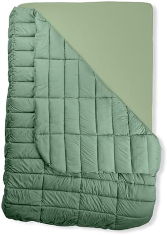 HEST Packable Comforter for Camping, Nylon, Double