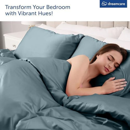 DREAMCARE California King Sheet Sets - 6 pcs Breathable Cooling Sheets