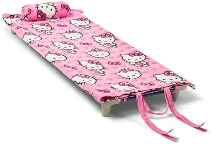ROLLEE POLLEE Nap Sac Roll Up Napping Blanket with Attached Pillow for Preschool/Daycare, Super Soft with Elastic Straps, Fits Most Mats and Cots