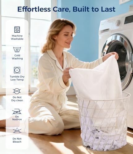 Full Waterproof Mattress Protector, Breathable Cooling Bed Cover
