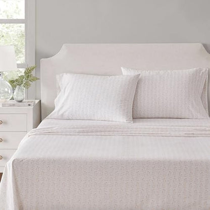 Martha Stewart - King Size Sheet Set with Fitted Sheet & Pillowcases