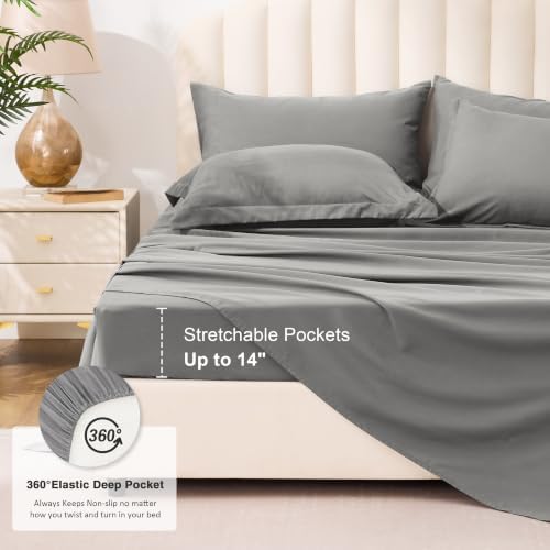 Love's cabin Plaid Twin Comforter Set, Grey