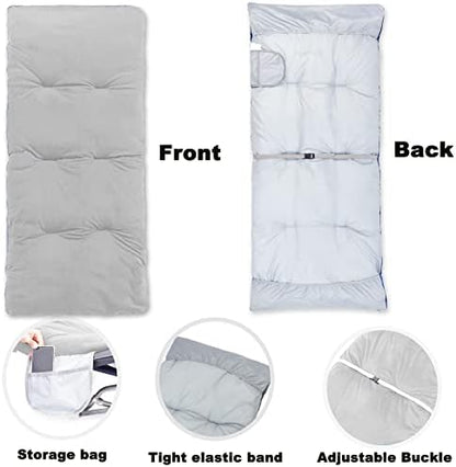 Thick Camping Sleeping Pad, Soft Comfortable Microfiber Camping Cot Pads for Adults, Lightweight Foldable Sleeping mats for Traveling Hiking Backpacking Traveling
