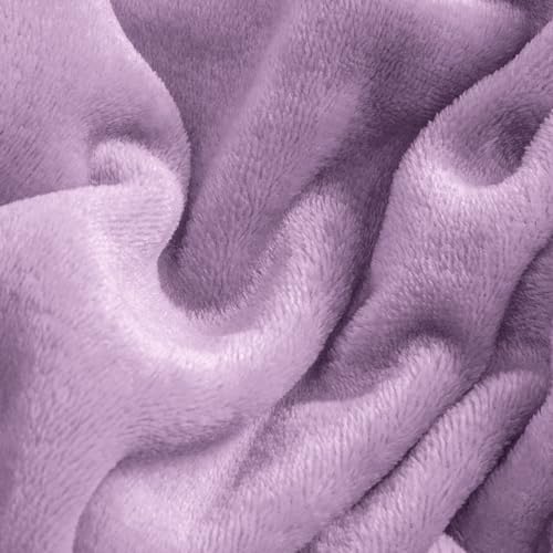 BEDELITE Flannel Sheets Twin Size, Lavender, 3 Pieces