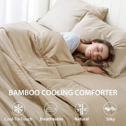 Bamboo Viscose Summer Comforter/Blanket King Size, 106 x 90 Inches