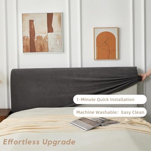 Bed Headboard Cover Twin, Stretch Head Board Slipcover Washable