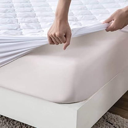 Kingnex Quilted Waterproof RV Short King Mattress Protector Pad 72x75
