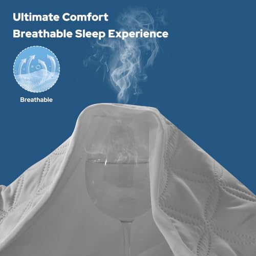 BEDLORE Waterproof Twin XL Mattress Protector, Deep Pocket, College Dorm
