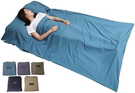 JITTY Sleeping Bag Liner 83"x45" for Travel Camping Hiking Home Hotel