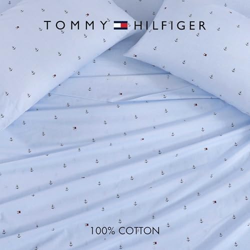 Tommy Hilfiger - King Size Sheet Set with Fitted Sheet & Pillowcases