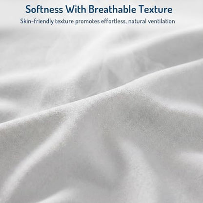 Coolmax® Cooling Sheets for Hot Sleepers, Twin Size, White