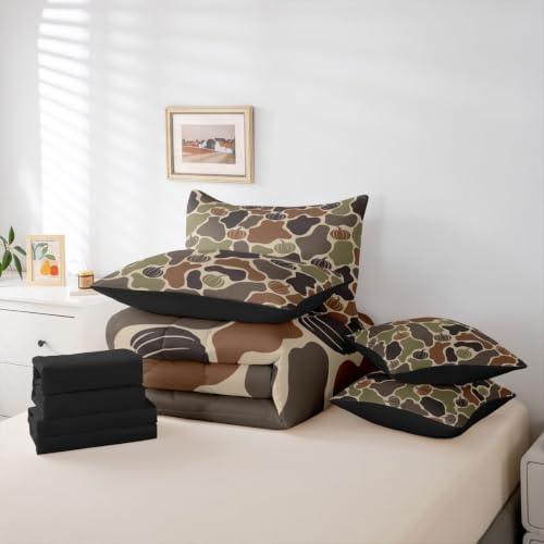 Erosebridal Pumpkin Autumn Harvest 7 Piece Bedding Set Full