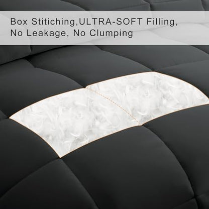 COHOME Queen Size Down Alternative Comforter - All-Season Duvet Insert