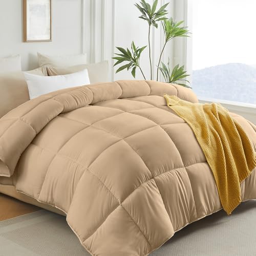 L LOVSOUL King Comforter Down Alternative Duvet Insert,106x90IN