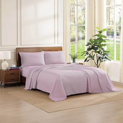 Tommy Hilfiger - Twin Size Sheet Set with Fitted Sheet & Pillowcase