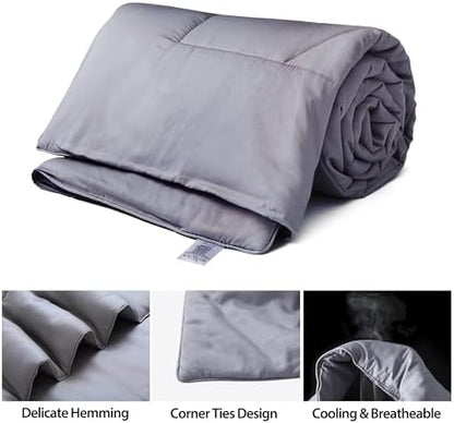 Bamboo Viscose Summer Comforter/Blanket King Size, 106 x 90 Inches