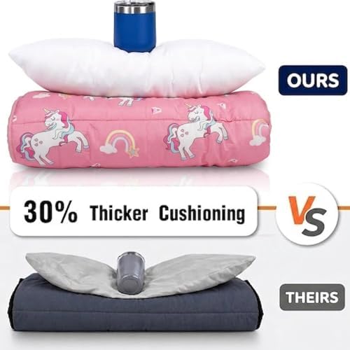 Primlect Toddler Nap Mat with Pillow, Thickened Extra Large Sleeping Bag