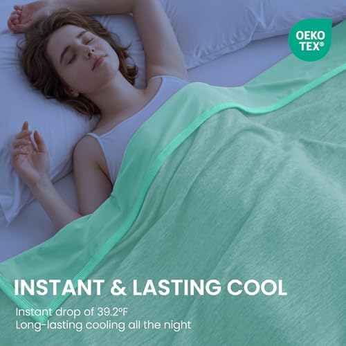 Topcee Cooling Blanket Twin 60"x90" for Hot Sleepers Summer Blanket
