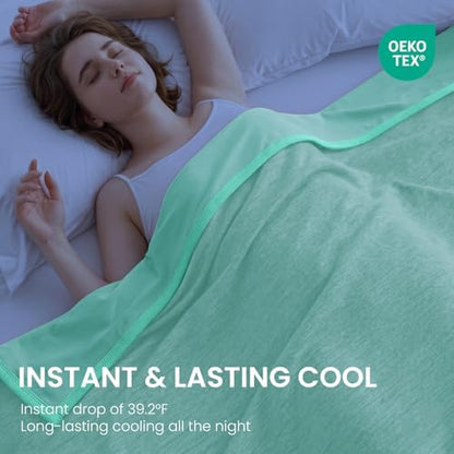 Topcee Cooling Blanket King Size 90"x108" for Hot Sleepers Summer Blanket