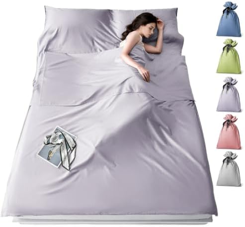 Sleeping Bag Liner, Travel Sheets for Hotel, Sleep Sack for Adults