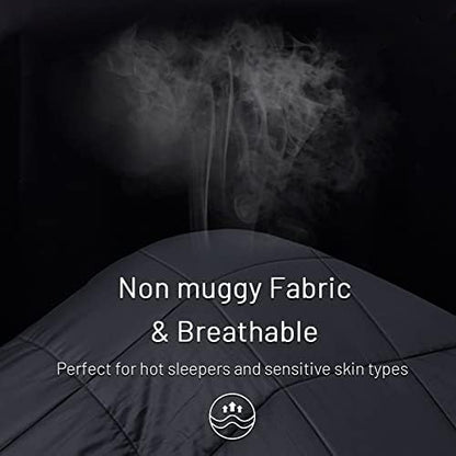 NEXHOME PRO Cooling Lightweight Comforter Super King, Organic Natural Viscose from Bamboo Duvet Insert?Down Alternative Summer Bedding Blanket for Hot Sleepers,8 Corner Tabs(98"x 120")