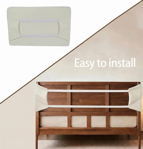 Headboard Pillow Queen Size Support Foam Wedge with Side Pockets and Straps