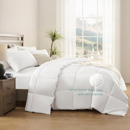 ACCURATEX Super King Duvet Insert Comforter 120x120,Cotton Shell