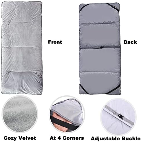 Thick Camping Sleeping Pad, Soft Comfortable Microfiber Camping Cot Pads for Adults, Lightweight Foldable Sleeping mats for Traveling Hiking Backpacking Traveling