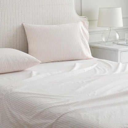 Martha Stewart - Twin XL Size Sheet Set with Fitted Sheet & Pillowcase